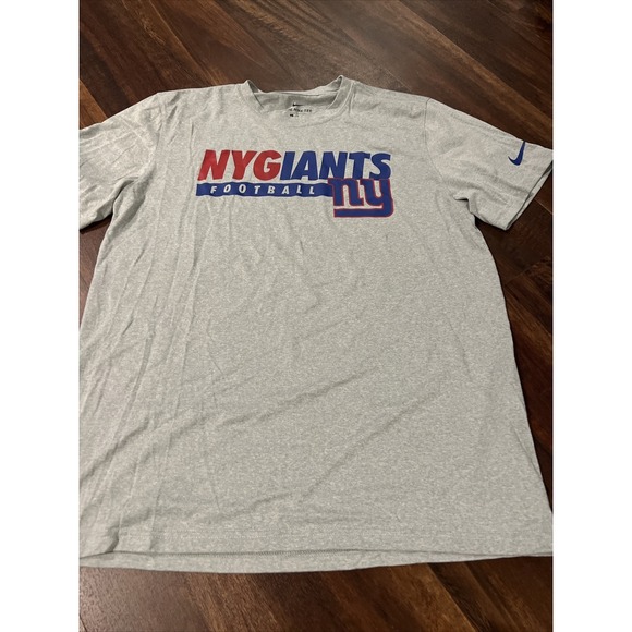 Nike Other - New Nike New York Giants Mens Football Short Sleeve Shirt Size Large Gray Blue